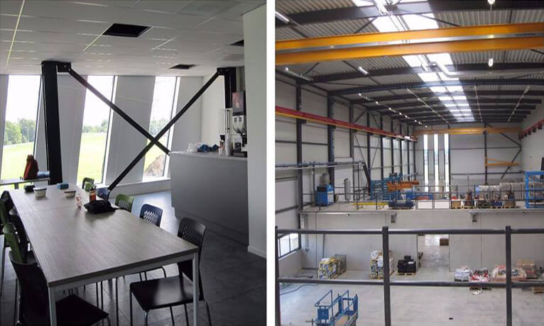 700m2 glasweefsel Nieuwbouw Consmema Hattemerbroek