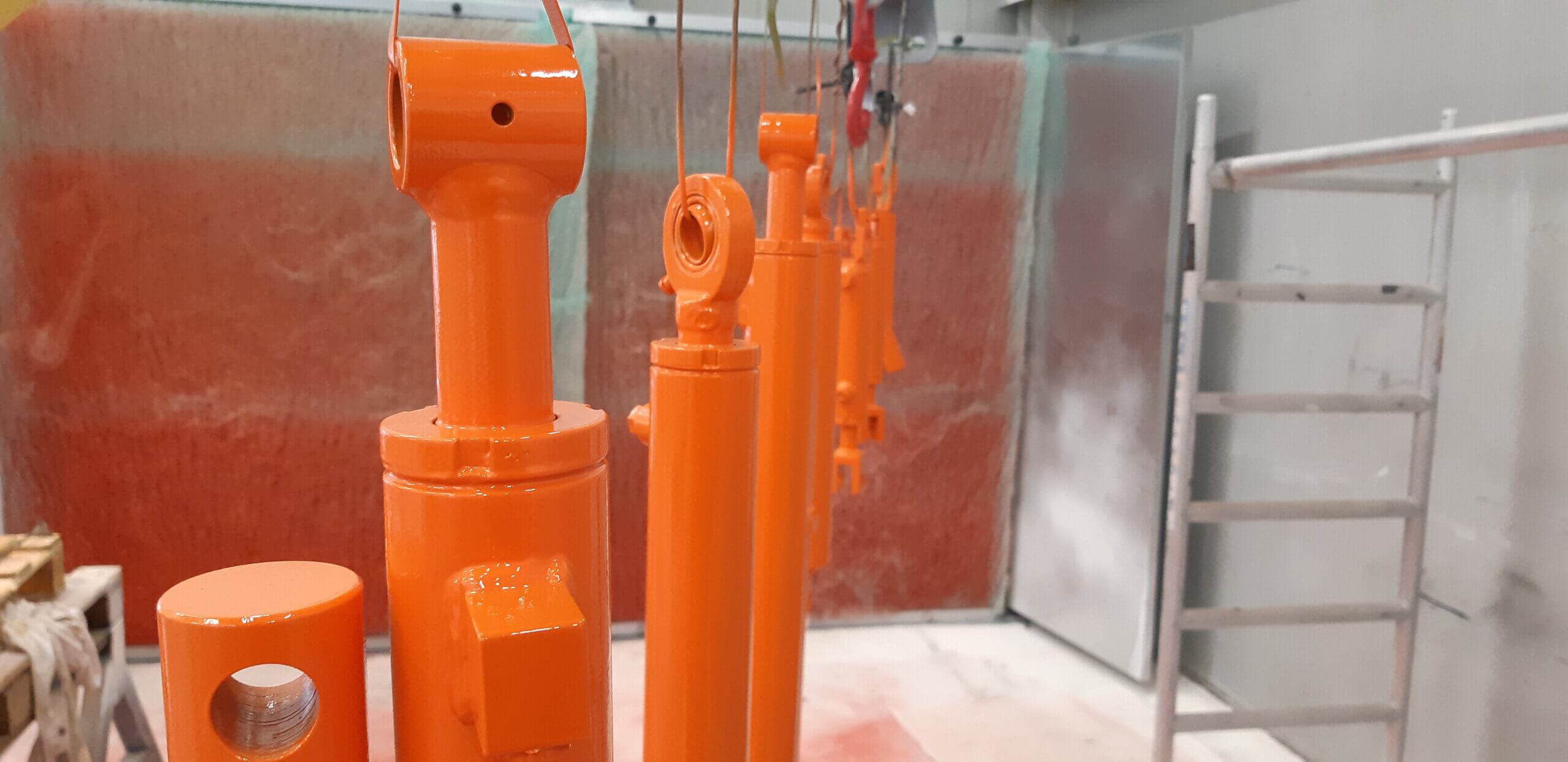 Staal coating spuiterij